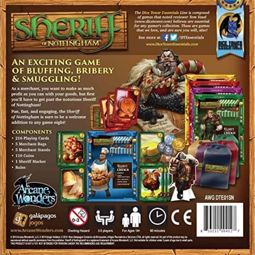 sheriff of nottingham board game release