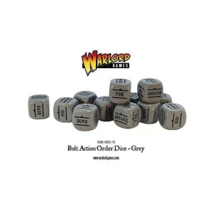 Bolt Action: Orders Dice - Grey (12)