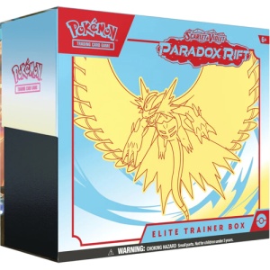 Pokemon TCG: Scarlet & Violet 4 - Paradox Rift - Elite Trainer Box - Roaring Moon
