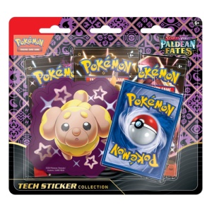 Pokemon TCG: Scarlet & Violet 4.5 Paldean Fates Tech Sticker Box - Fidough