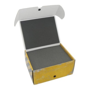 Half-sized medium box with 100mm raster foam tray