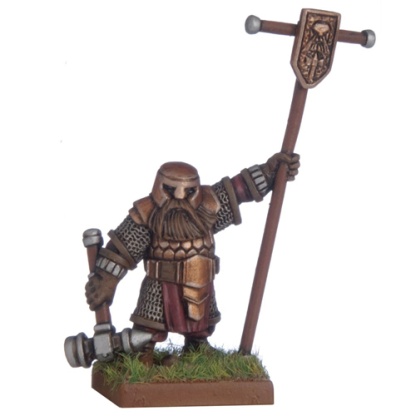 Kings of War Dwarf Army Standard Bearer