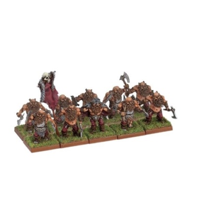 Kings of War Dwarf Berserker Troop with Command