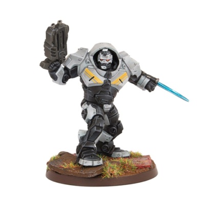 MANTIC DIRECT WP Enforcer Captain in Peacekeeper Armour