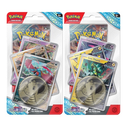 Pokemon TCG: Scarlet & Violet - Stellar Crown - Premium Checklane - 2 Set