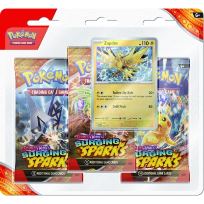 Pokemon TCG: Scarlet & Violet - Surging Sparks - Triple Blister - Zapdos