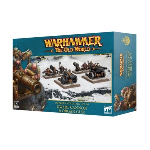 Warhammer: The Old World - Dwarfen Mountain Hold Dwarf Cannon & Organ Gun