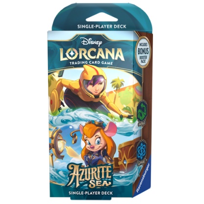 Disney Lorcana: Azurite Sea - Starter Deck - Emerald & Sapphire