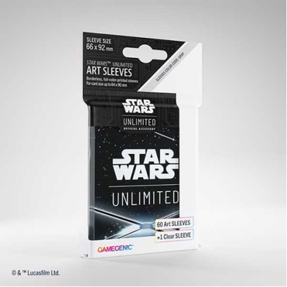 Gamegenic - Star Wars: Unlimited Art Sleeves - Card Back Black